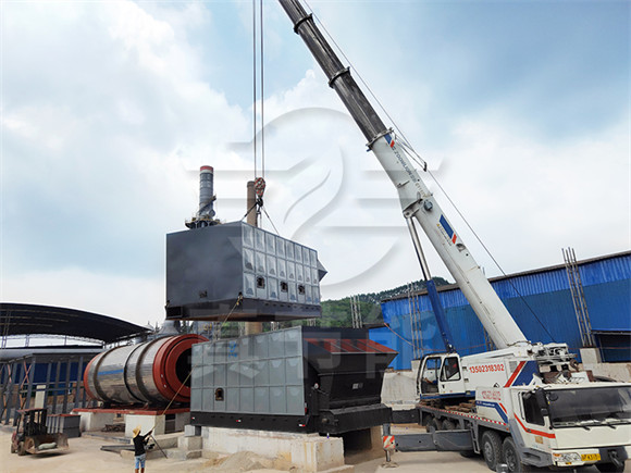 造紙污泥烘干設(shè)備熱風(fēng)爐吊裝 造紙污泥烘干設(shè)備熱風(fēng)爐吊裝